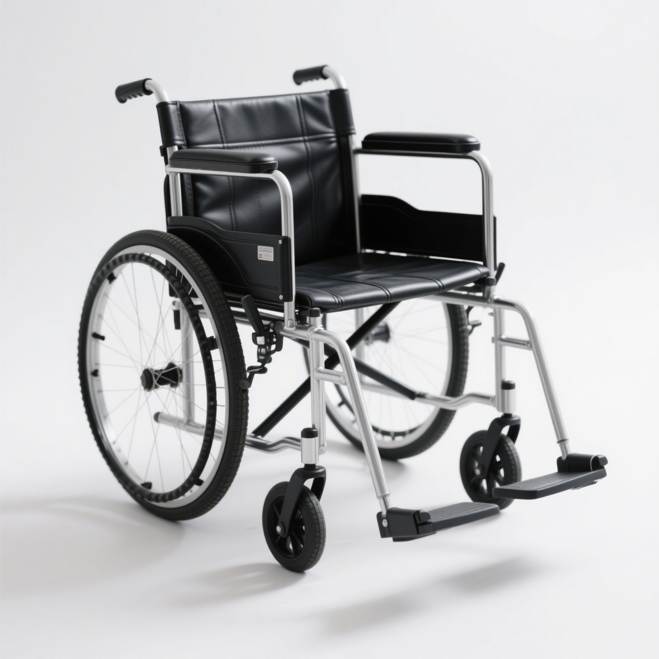 Lekki wózek inwalidzki ze stopu aluminium