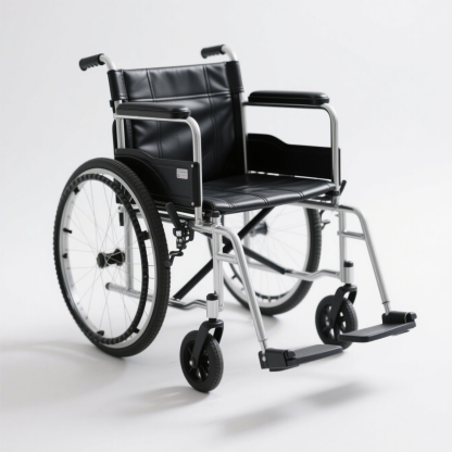 Lekki wózek inwalidzki ze stopu aluminium