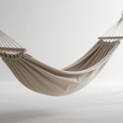 Wygodny hamak płócienny