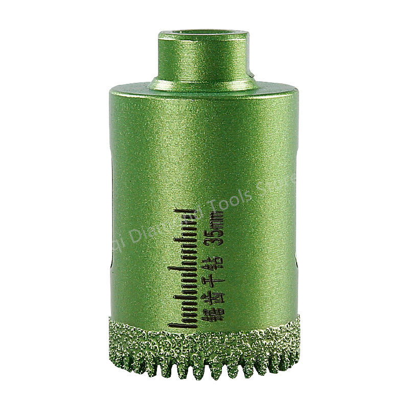 CutVibePro Diamond Hole Saw 20–60mm Dry Drill Bits for Tile Marble Granite Quartz