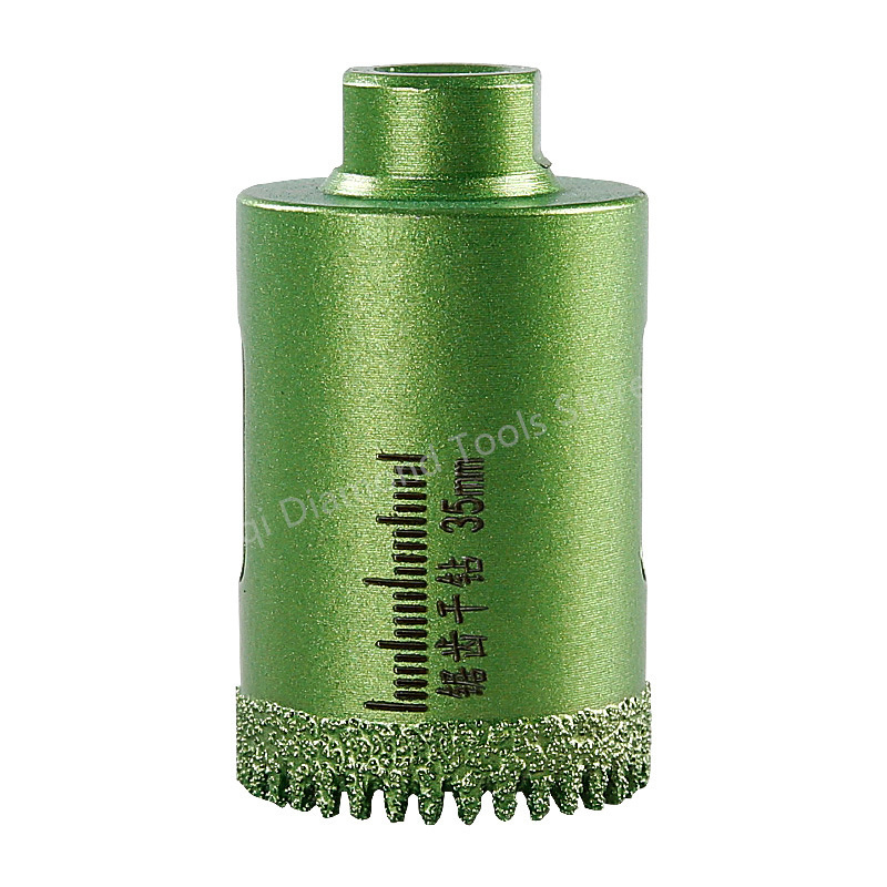 CutVibePro Diamond Hole Saw 20–60mm Dry Drill Bits for Tile Marble Granite Quartz