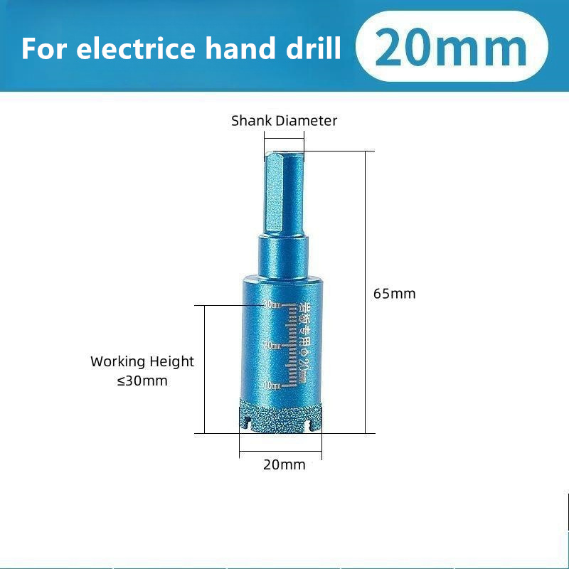 CutVibePro Diamond Hole Saw Drill Bit for Tile, Stone, Countertop