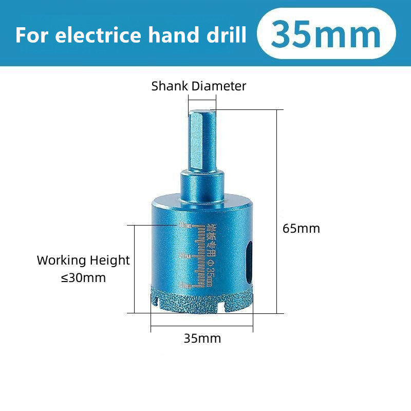 CutVibePro Diamond Hole Saw Drill Bit for Tile, Stone, Countertop