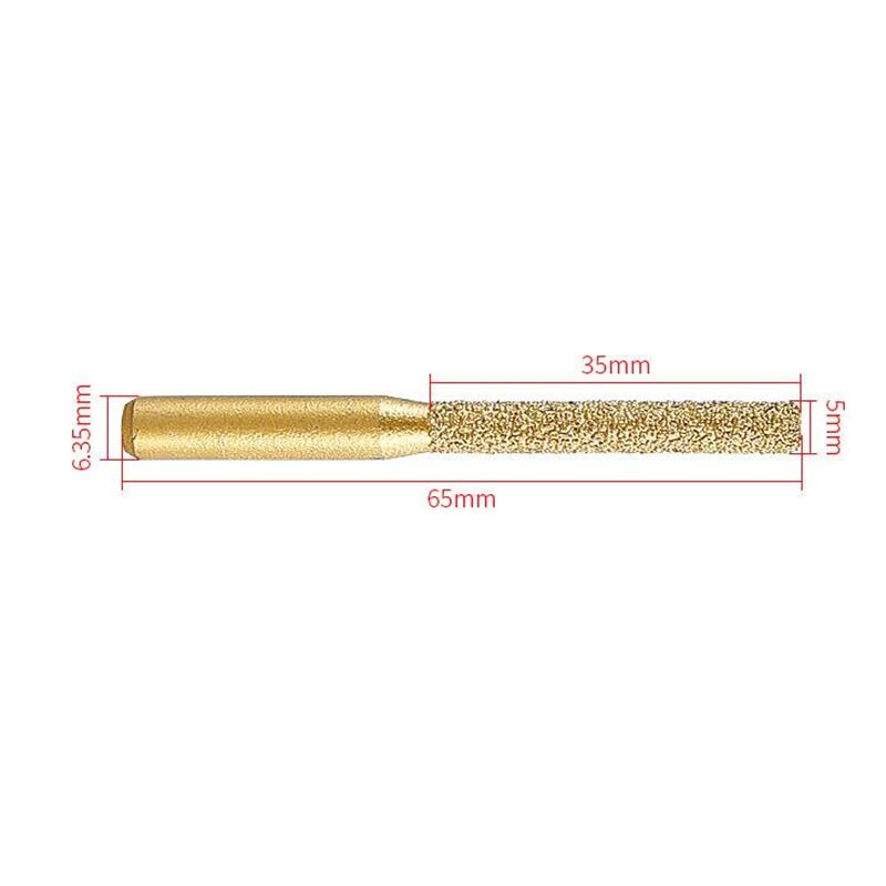 CutVibePro 10PCS Straight Router Bits 6.35mm for Stone Seam Cutting