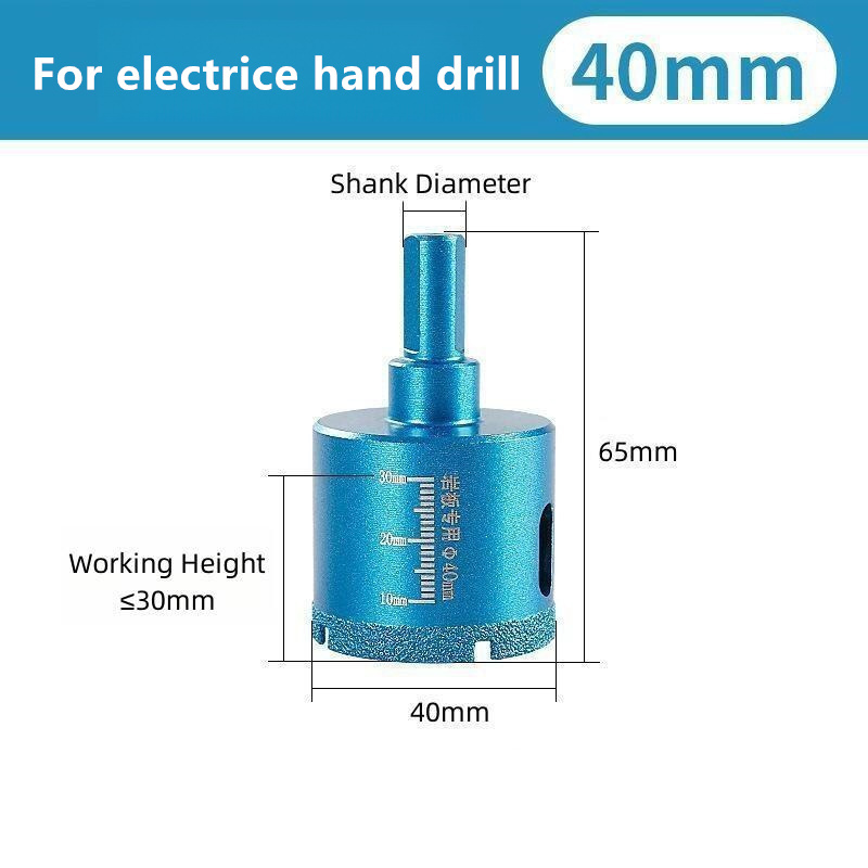 CutVibePro Diamond Hole Saw Drill Bit for Tile, Stone, Countertop