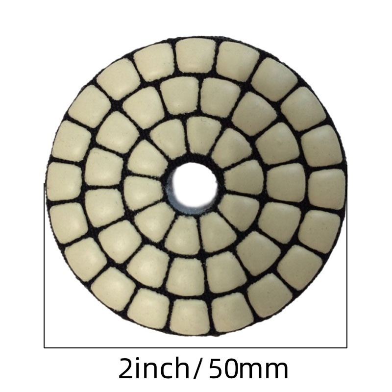 CutVibePro 2 Inch Diamond Dry Polishing Pad for Stone and Marble Grinding