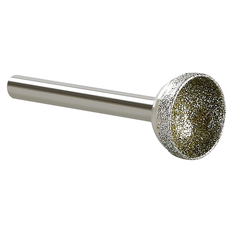 CutVibePro | 5PCS Diamond Concave Burr Set – 1/4" Shank Grinding Bits for Bead & Stone Shaping