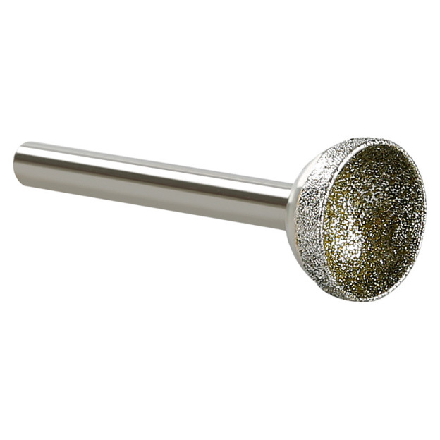 CutVibePro | 5PCS Diamond Concave Burr Set – 1/4" Shank Grinding Bits for Bead & Stone Shaping