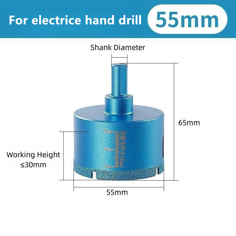 CutVibePro Diamond Hole Saw Drill Bit for Tile, Stone, Countertop