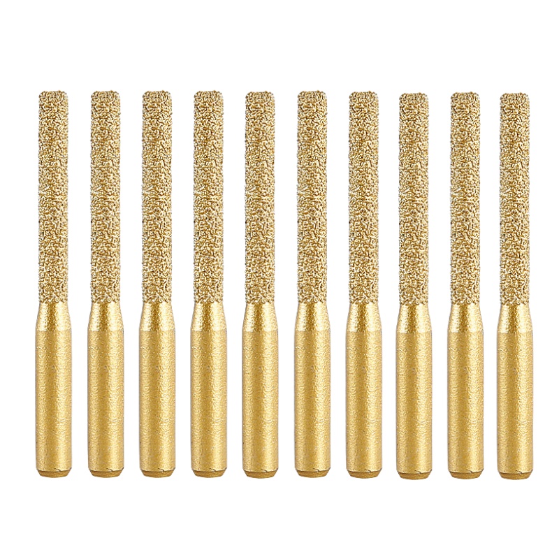 CutVibePro 10PCS Straight Router Bits 6.35mm for Stone Seam Cutting