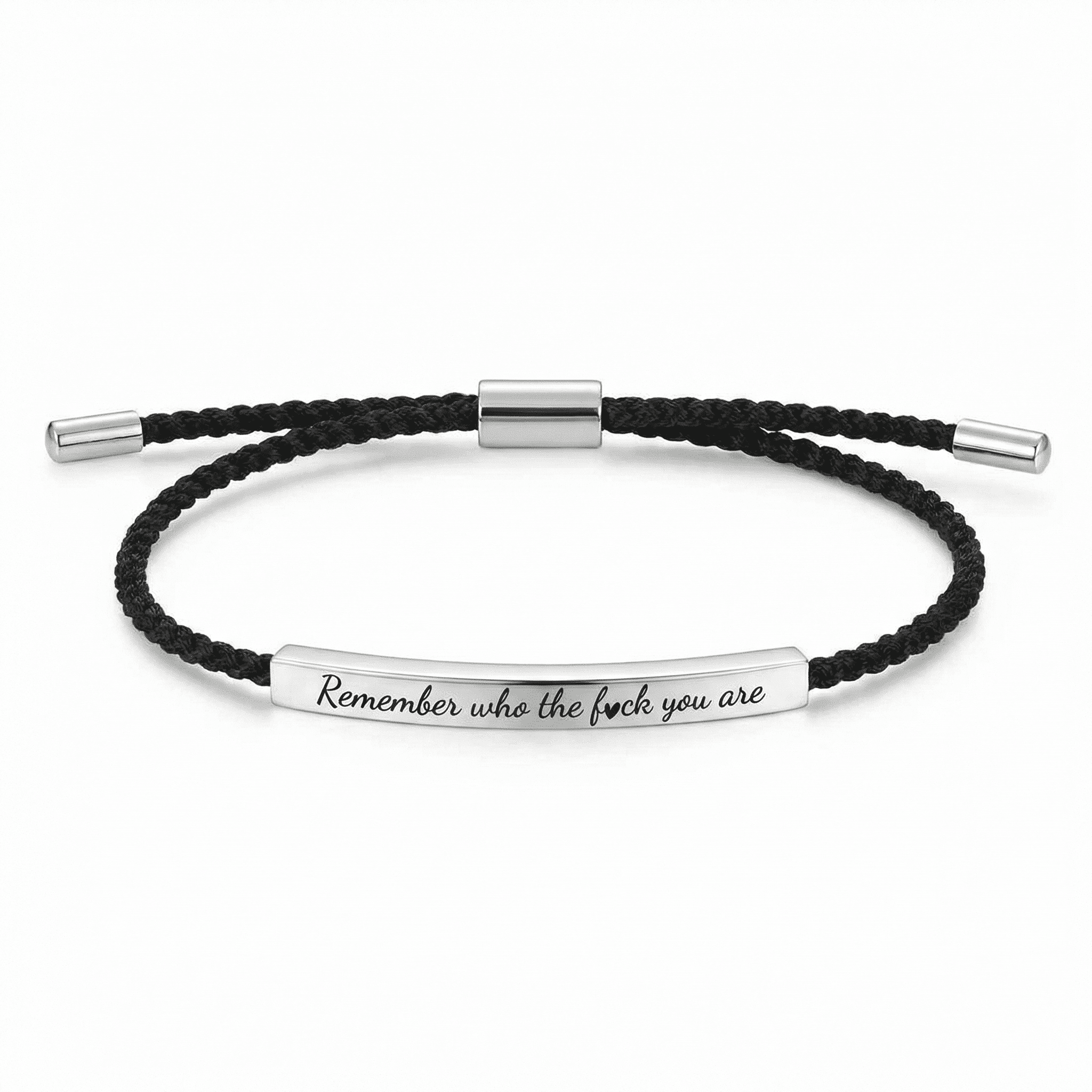 Remember who the fuck you are bracelet