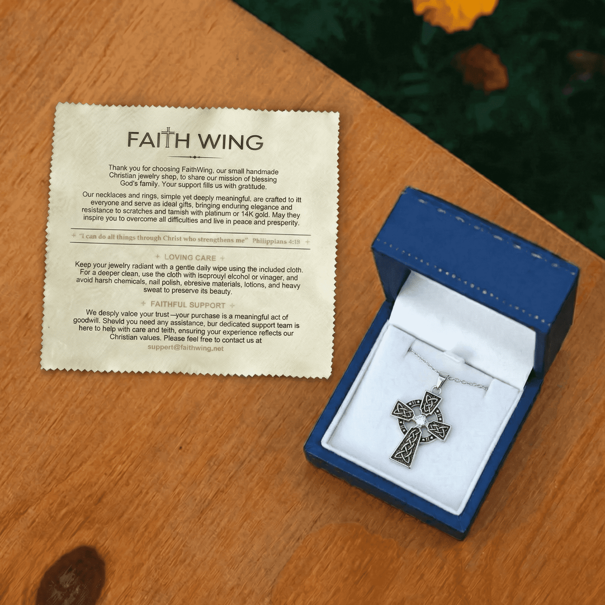 Eternal Knot Cross Necklace