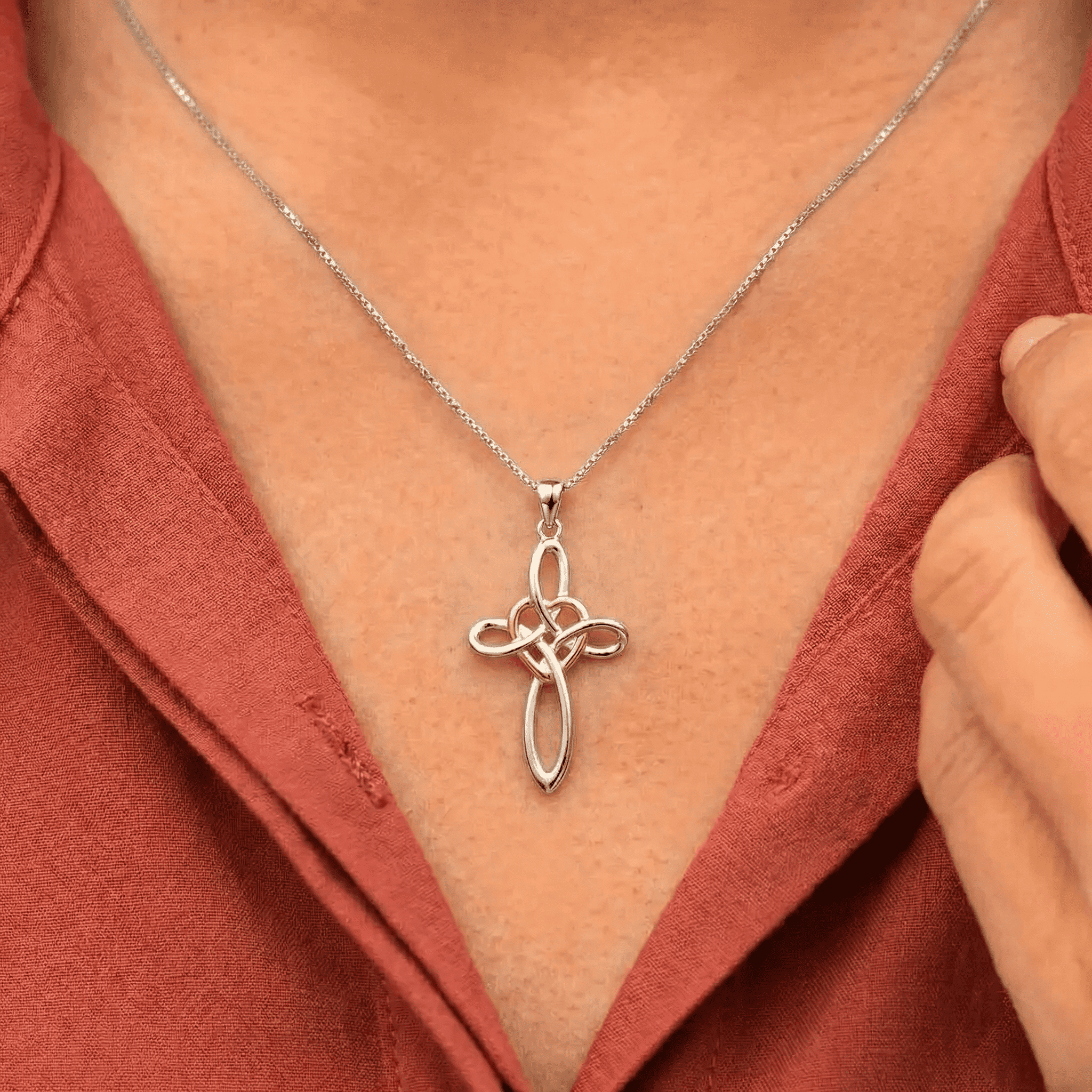 Eternal Love Knot Cross