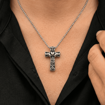 Trinity Claddagh Cross