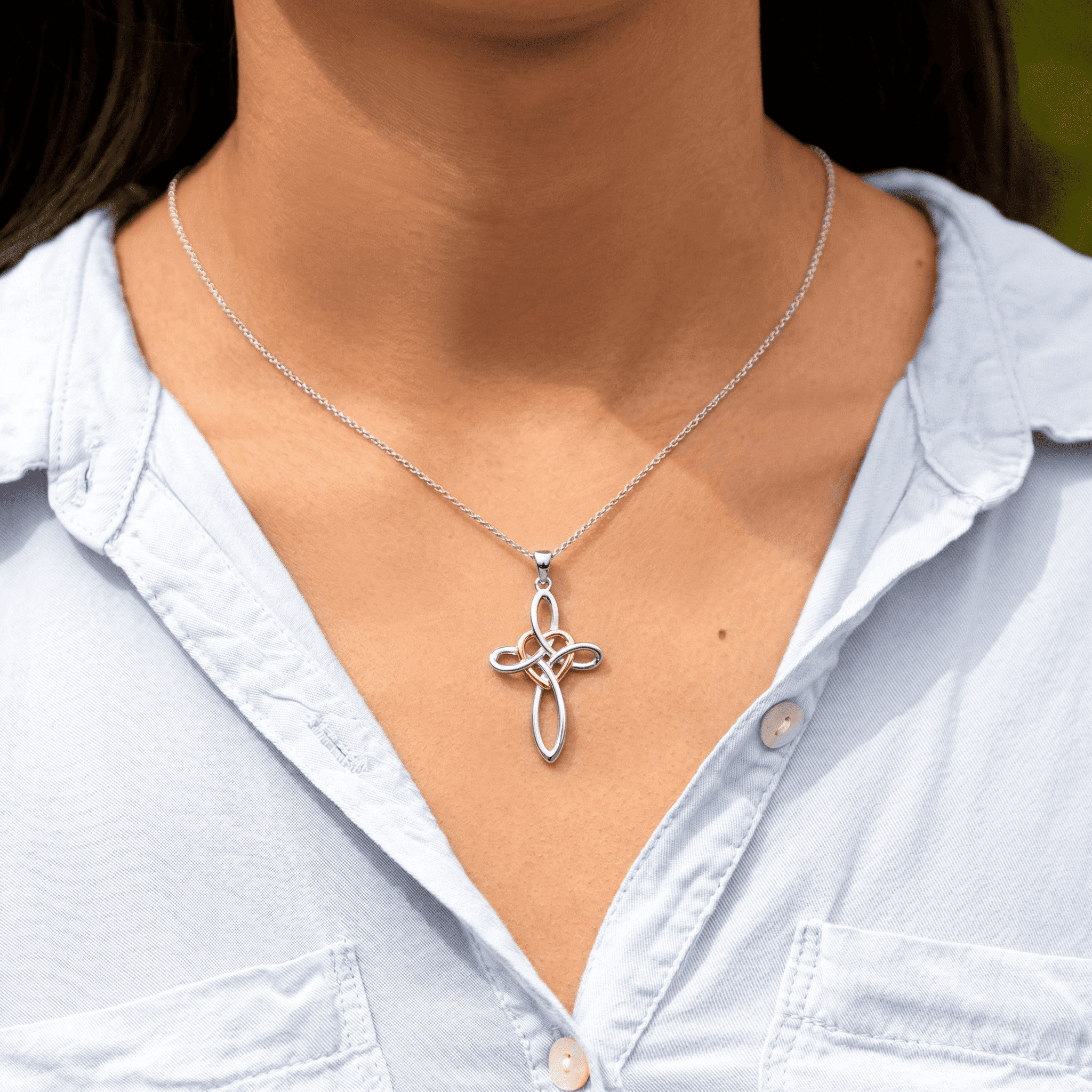 Eternal Love Knot Cross