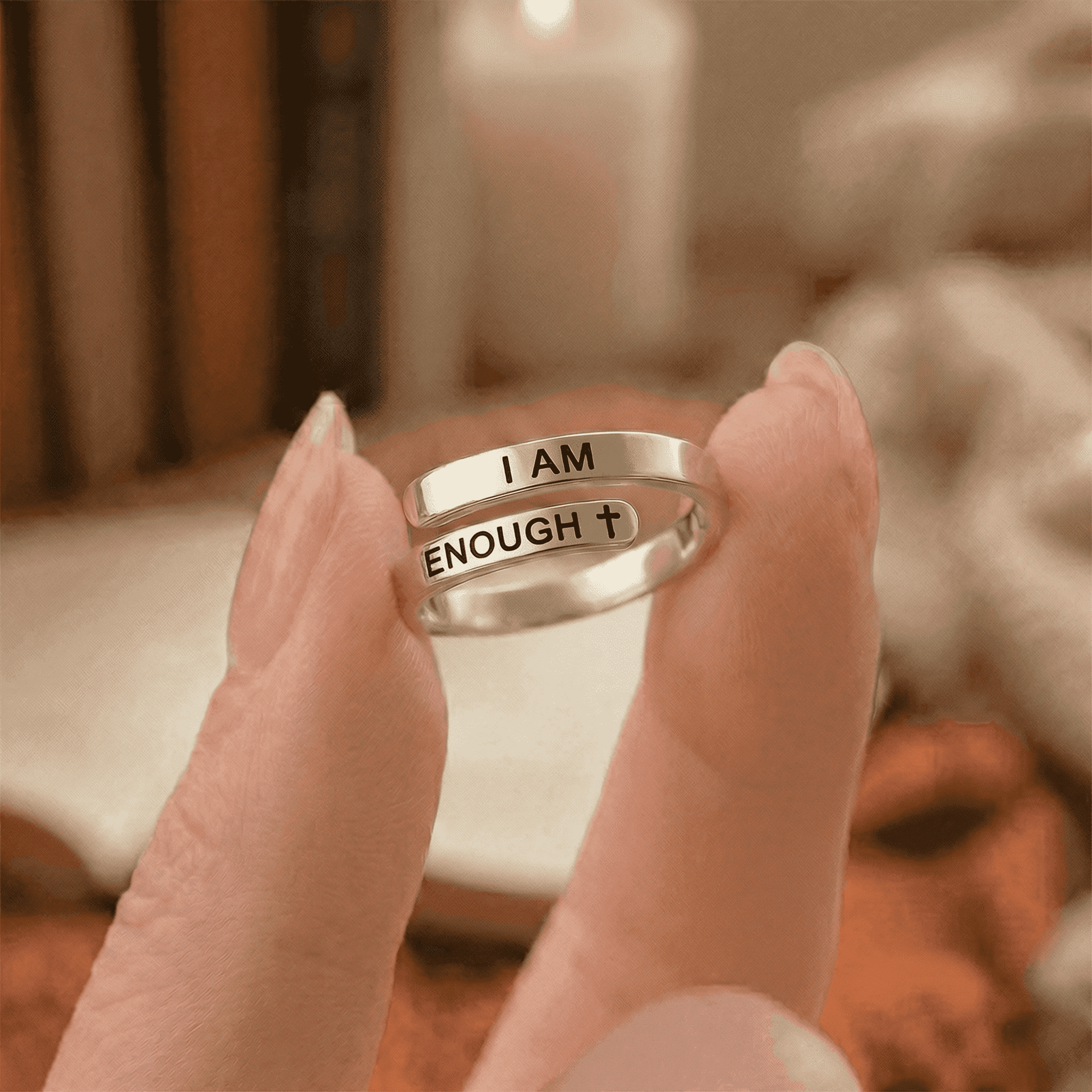I Am Enough - Minimalist Ring