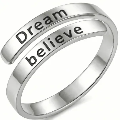 Dream believe - Minimalist Ring