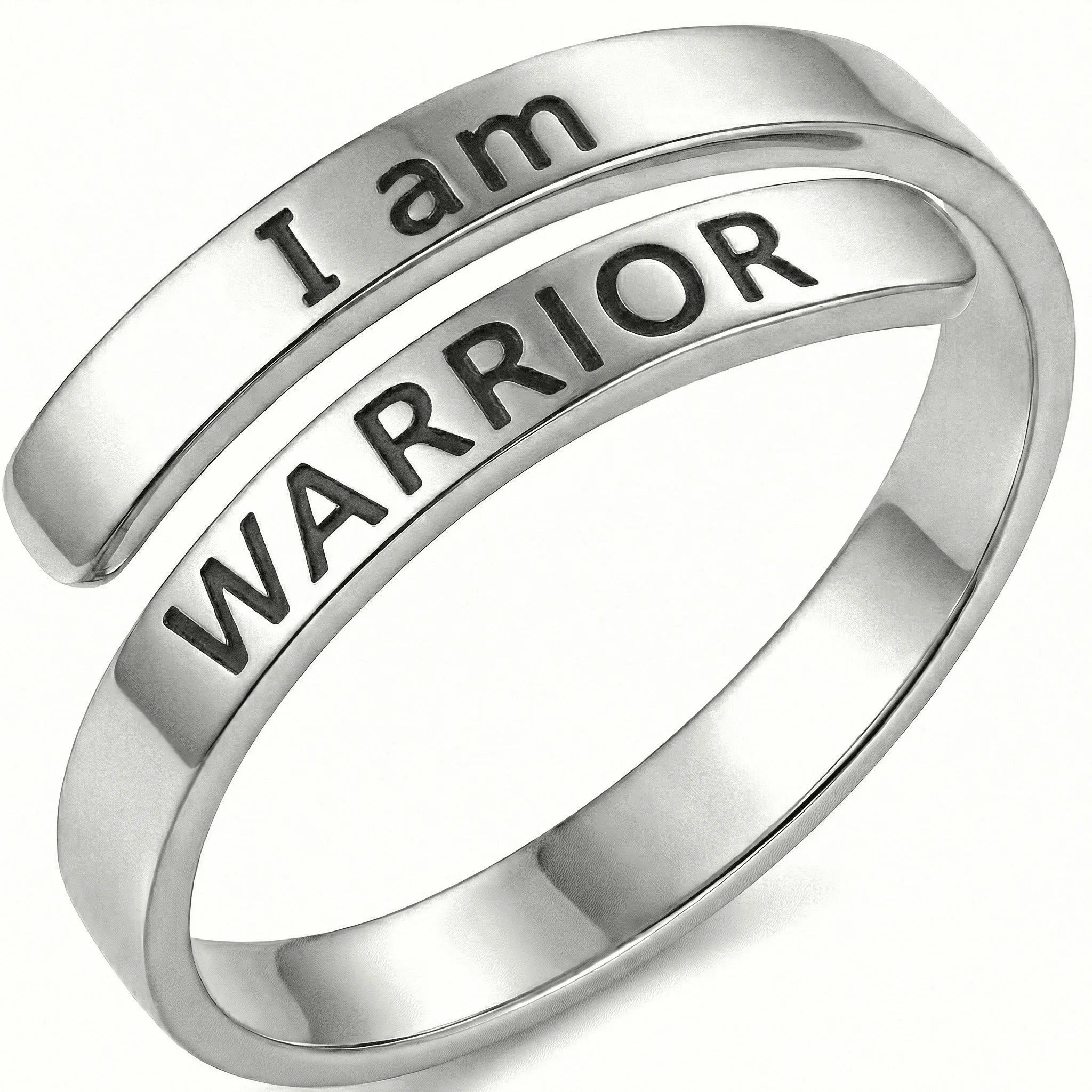 I am WARRIOR - Minimalist Ring