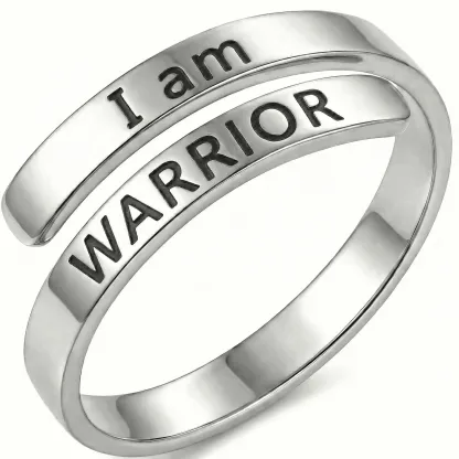 I am WARRIOR - Minimalist Ring