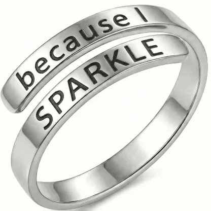 because I SPARKLE - Minimalist Ring