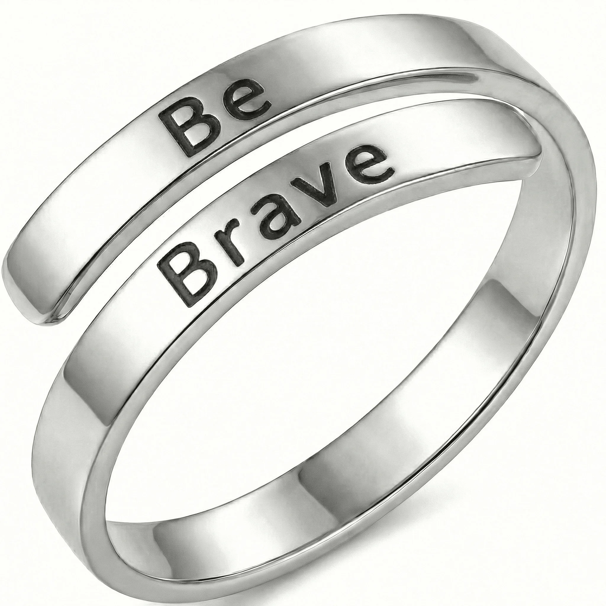 Be Brave - Minimalist Ring