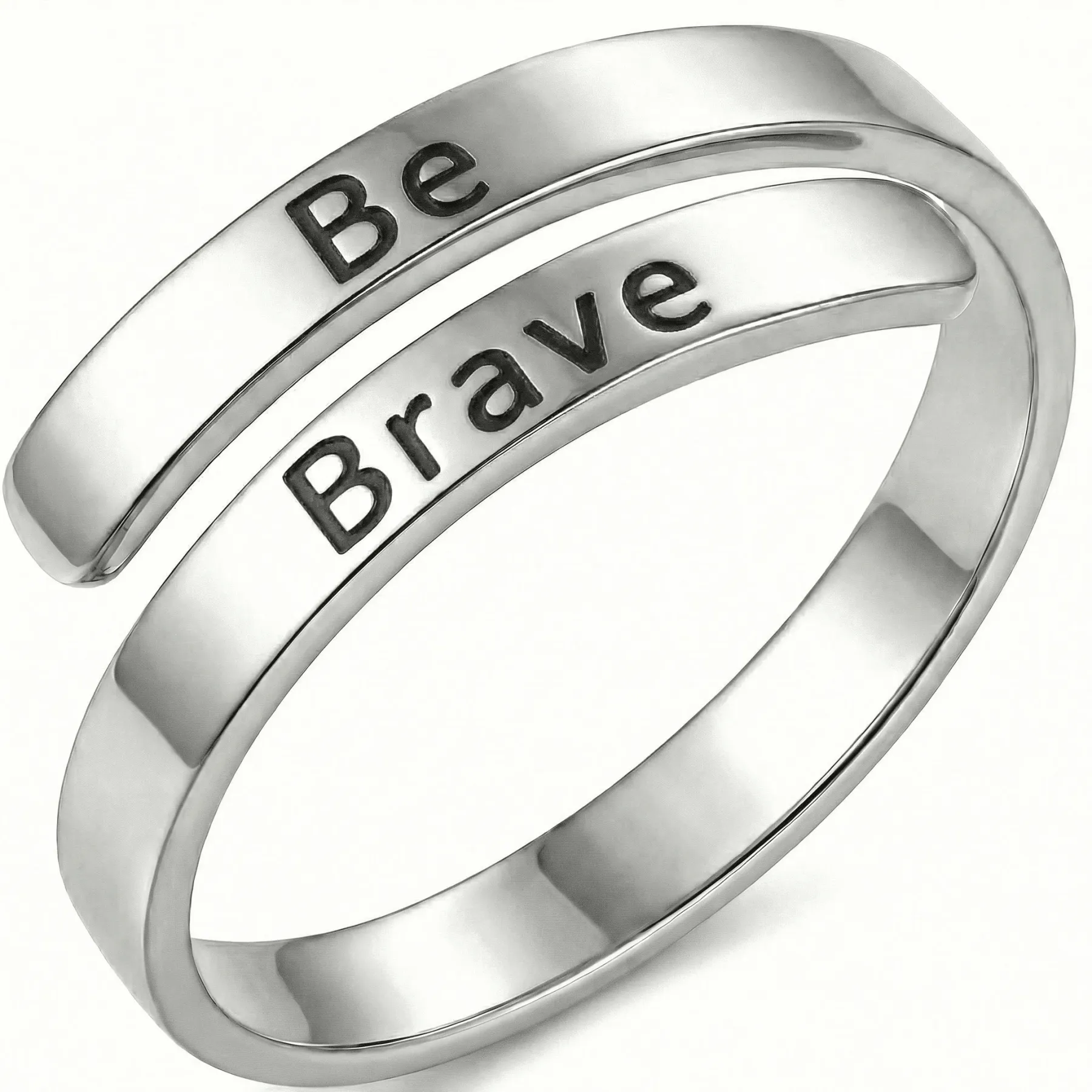 Be Brave - Minimalist Ring