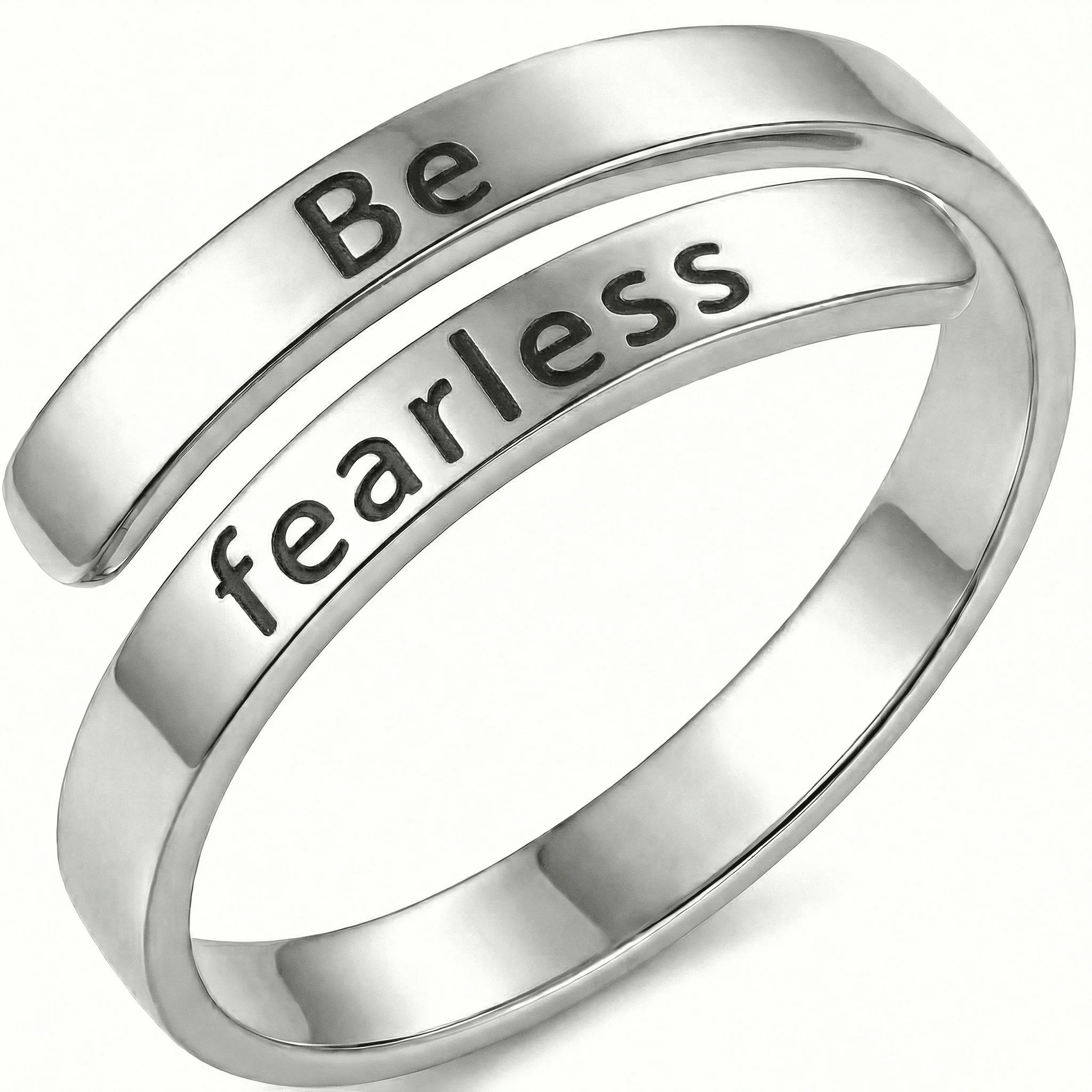 Be fearless - Minimalist Ring