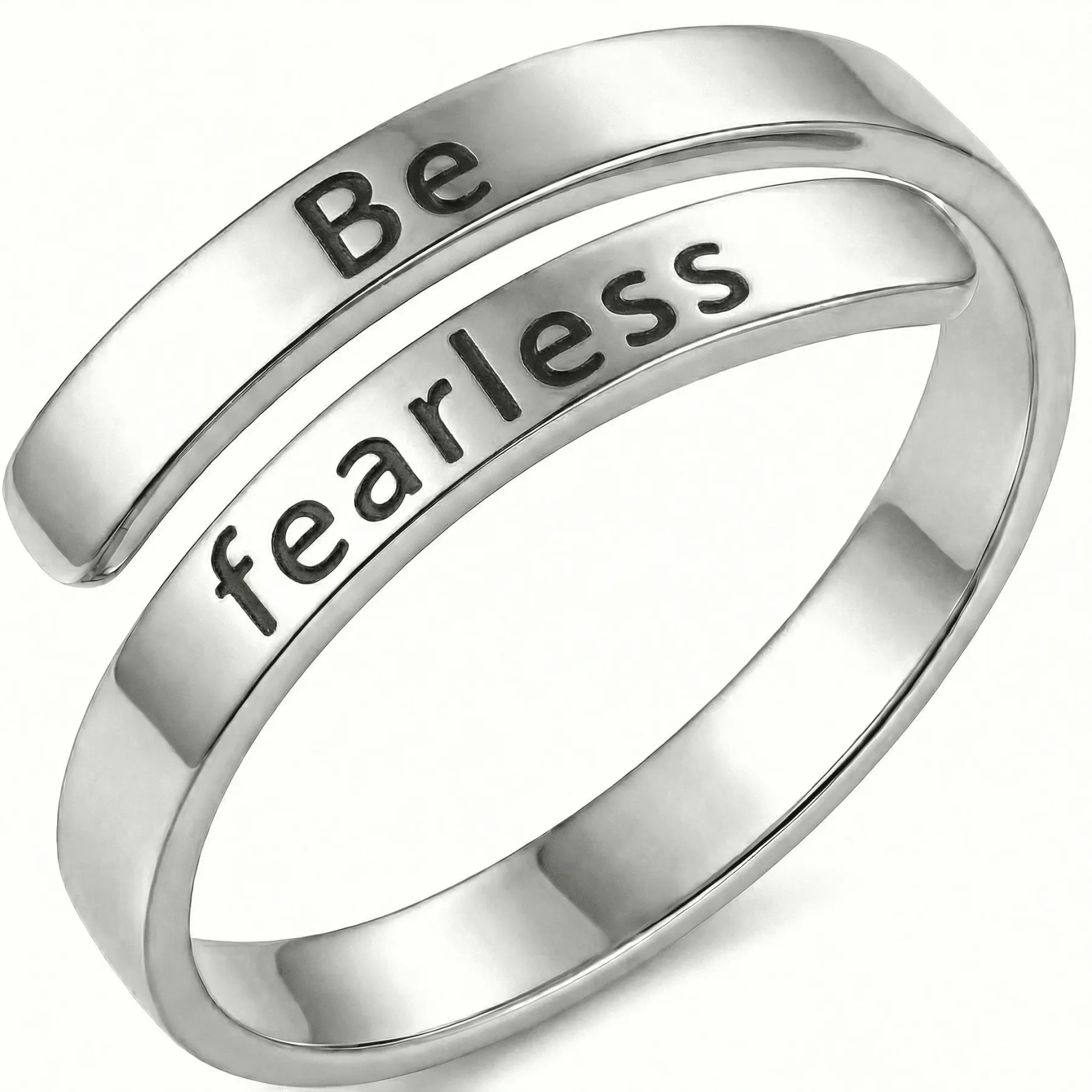 Be fearless - Minimalist Ring