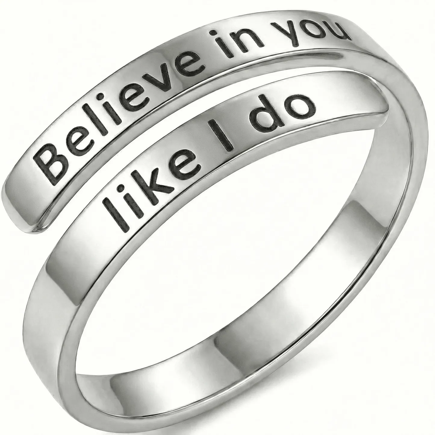 Believe in you like I do - Minimalist Ring
