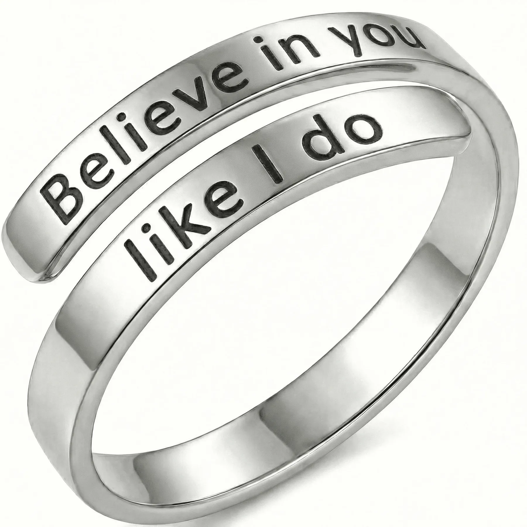Believe in you like I do - Minimalist Ring