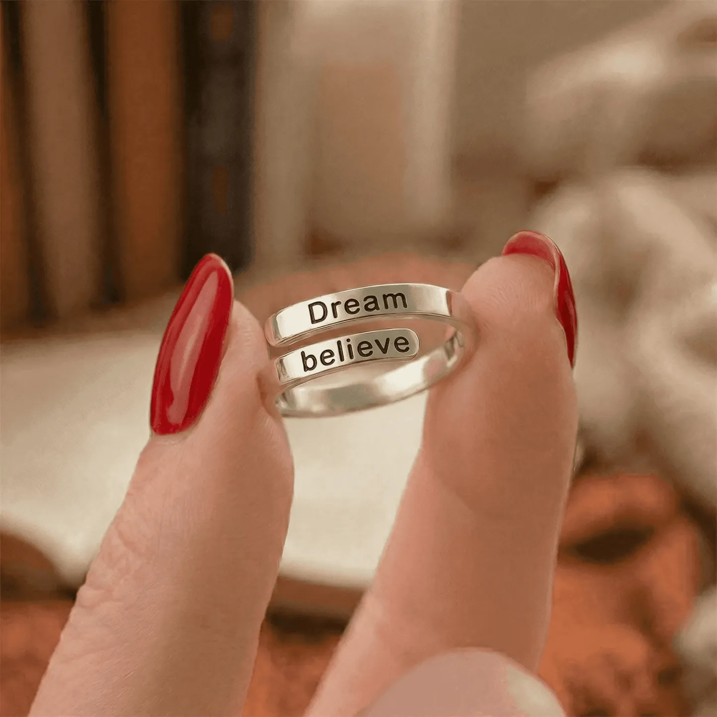 Dream believe - Minimalist Ring