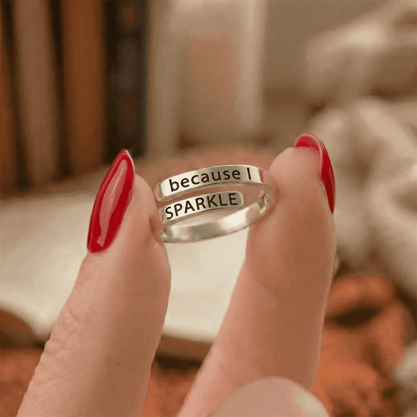 because I SPARKLE - Minimalist Ring