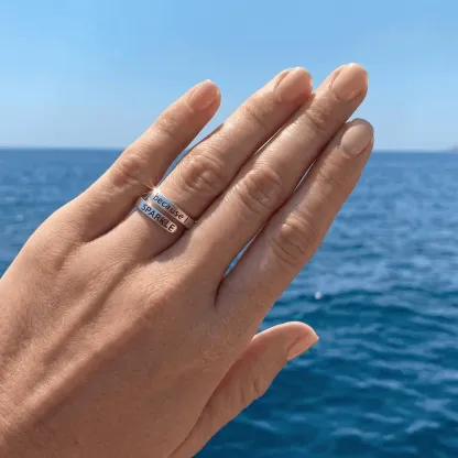 because I SPARKLE - Minimalist Ring