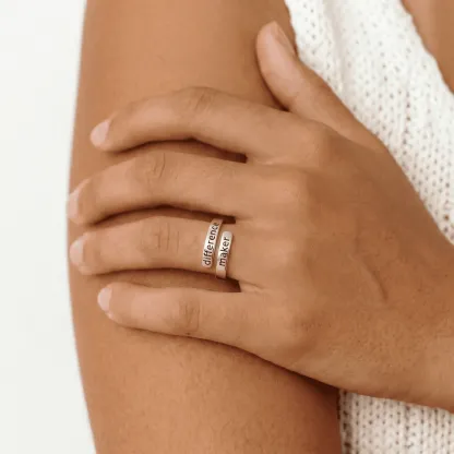 difference maker - Minimalist Ring
