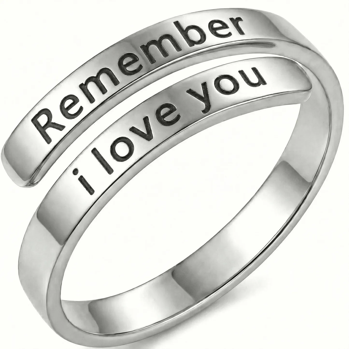 Remember i love you - Minimalist Ring