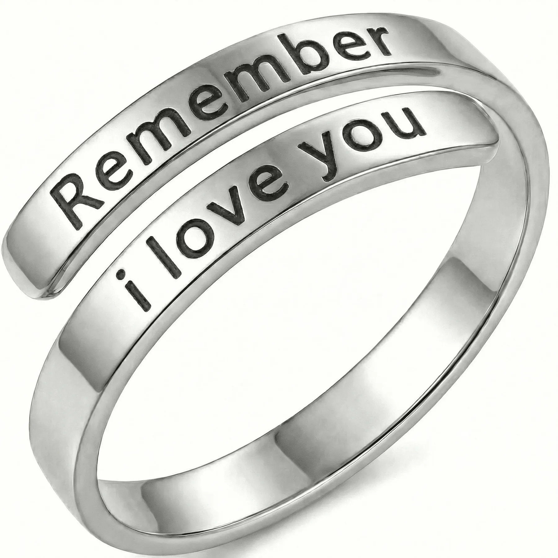 Remember i love you - Minimalist Ring