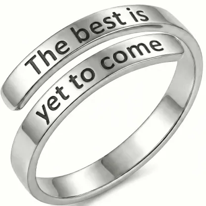 The best is yet to come - Minimalist Ring