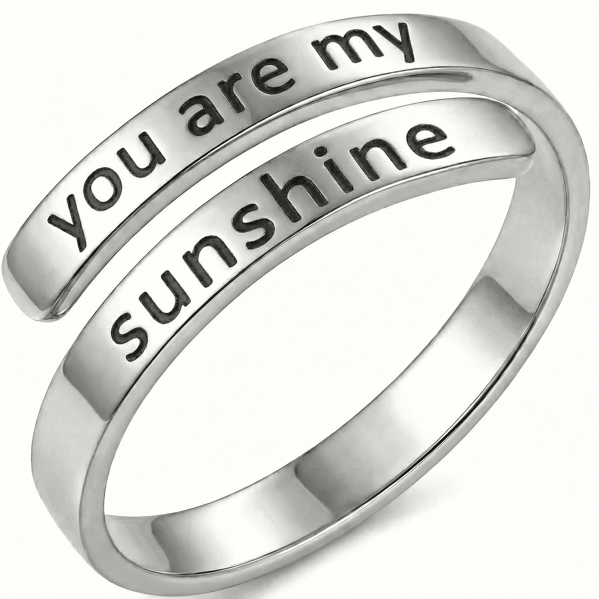 you are my sunshine - Minimalist Ring