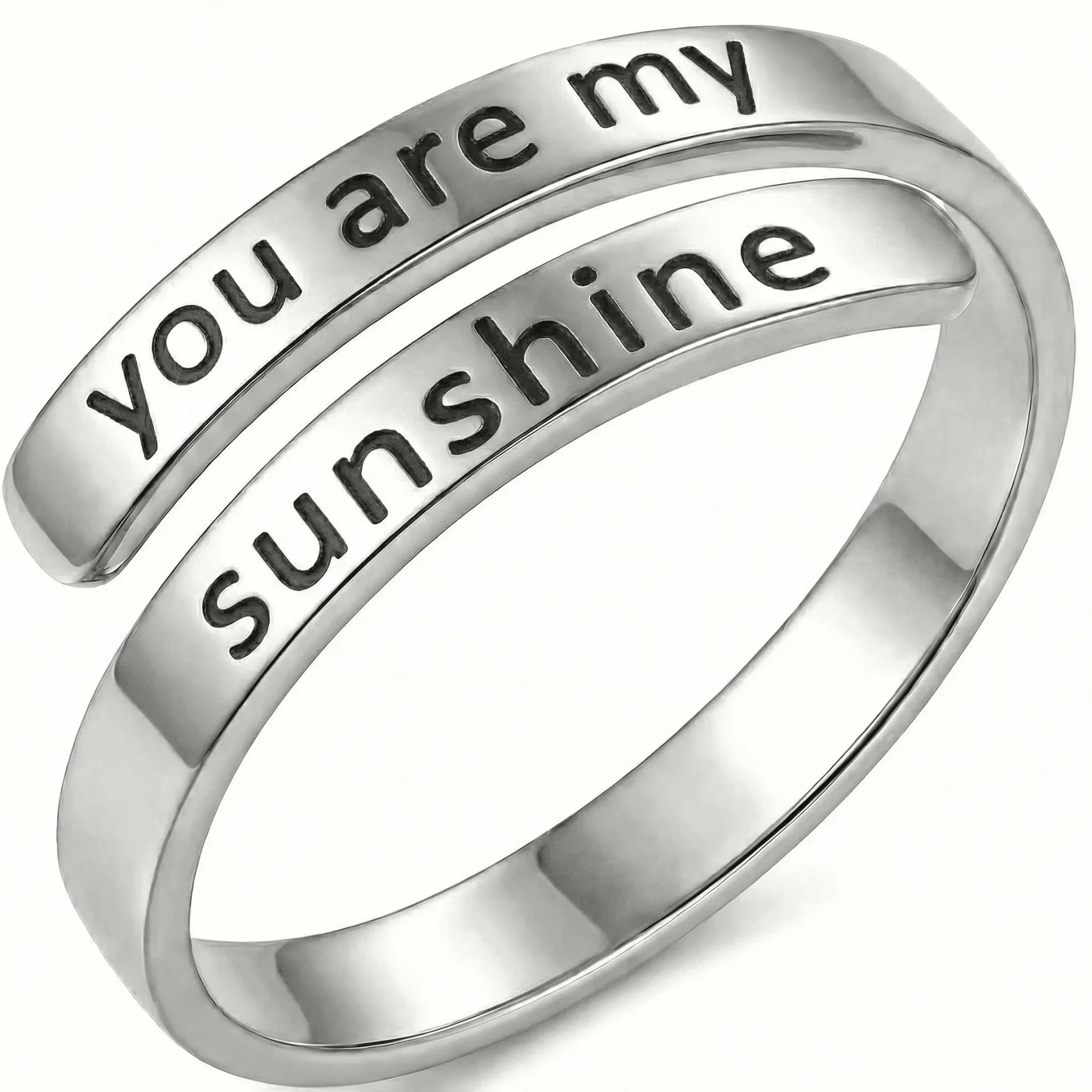 you are my sunshine - Minimalist Ring