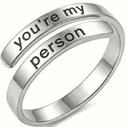 you're my person - Minimalist Ring