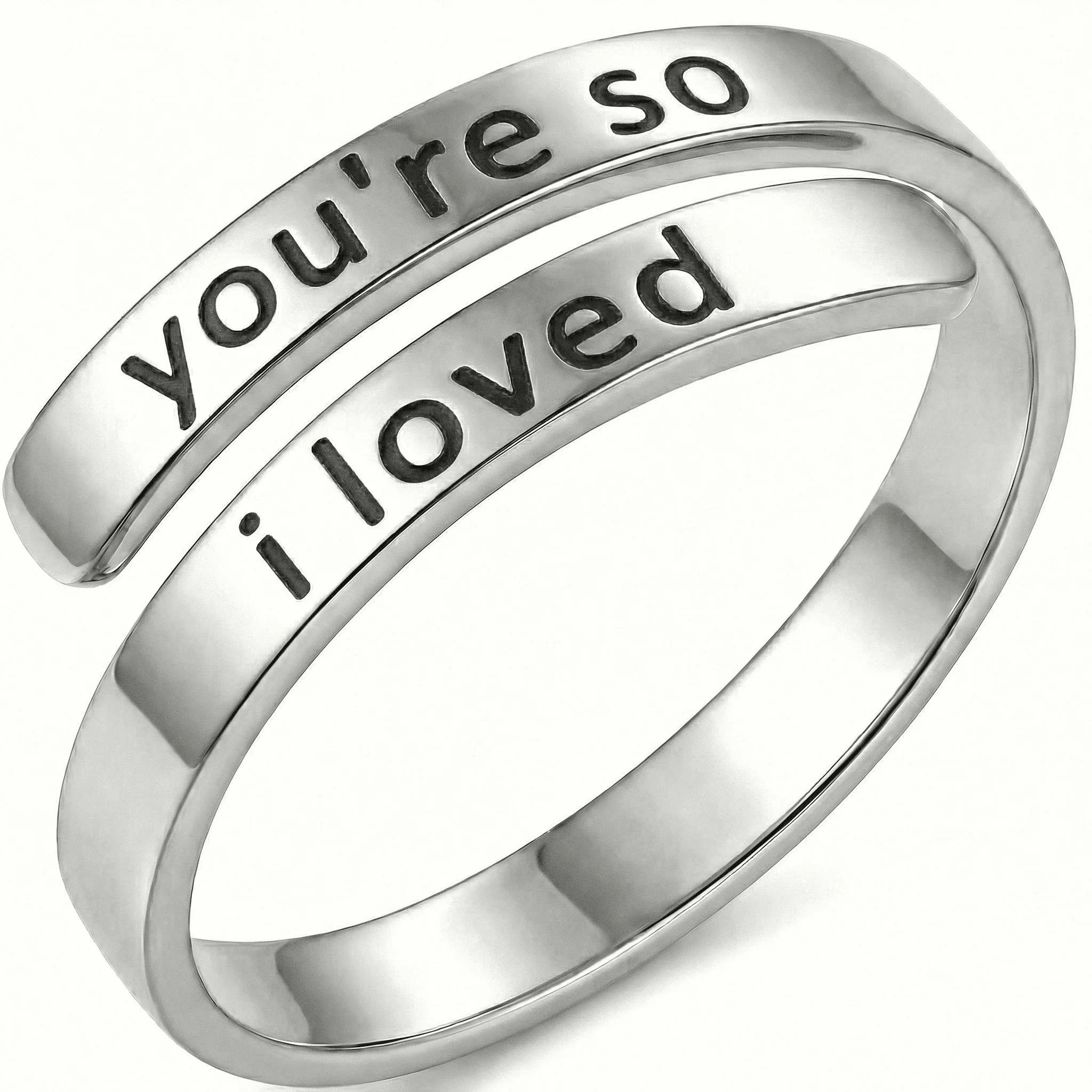 you're so i loved - Minimalist Ring