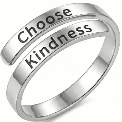 Choose Kindness - Minimalist Ring