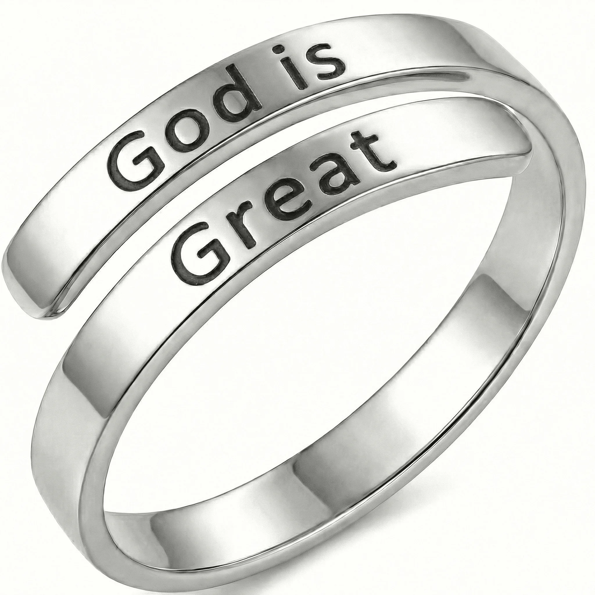 God is Great - Minimalist Ring