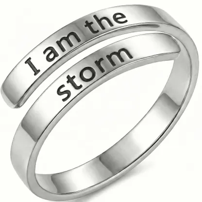 I am the storm - Minimalist Ring