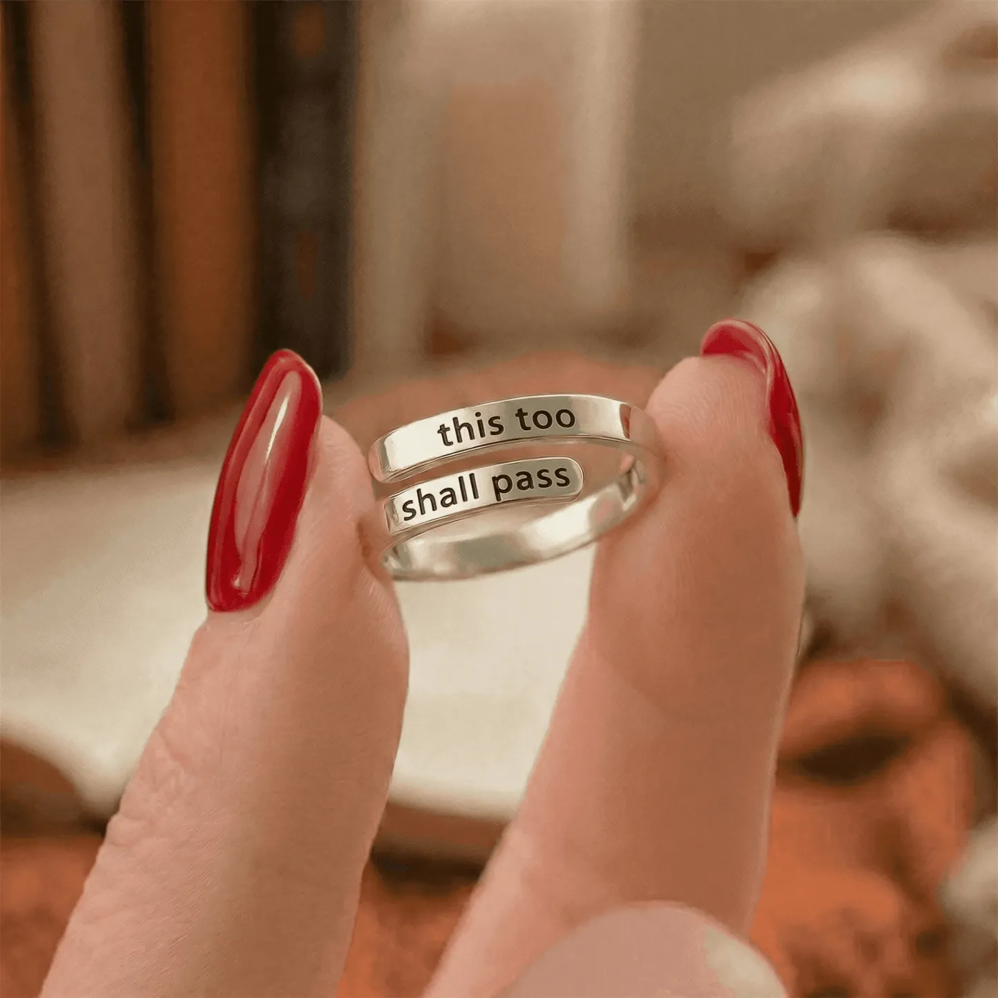 this too shall pass - Minimalist Ring