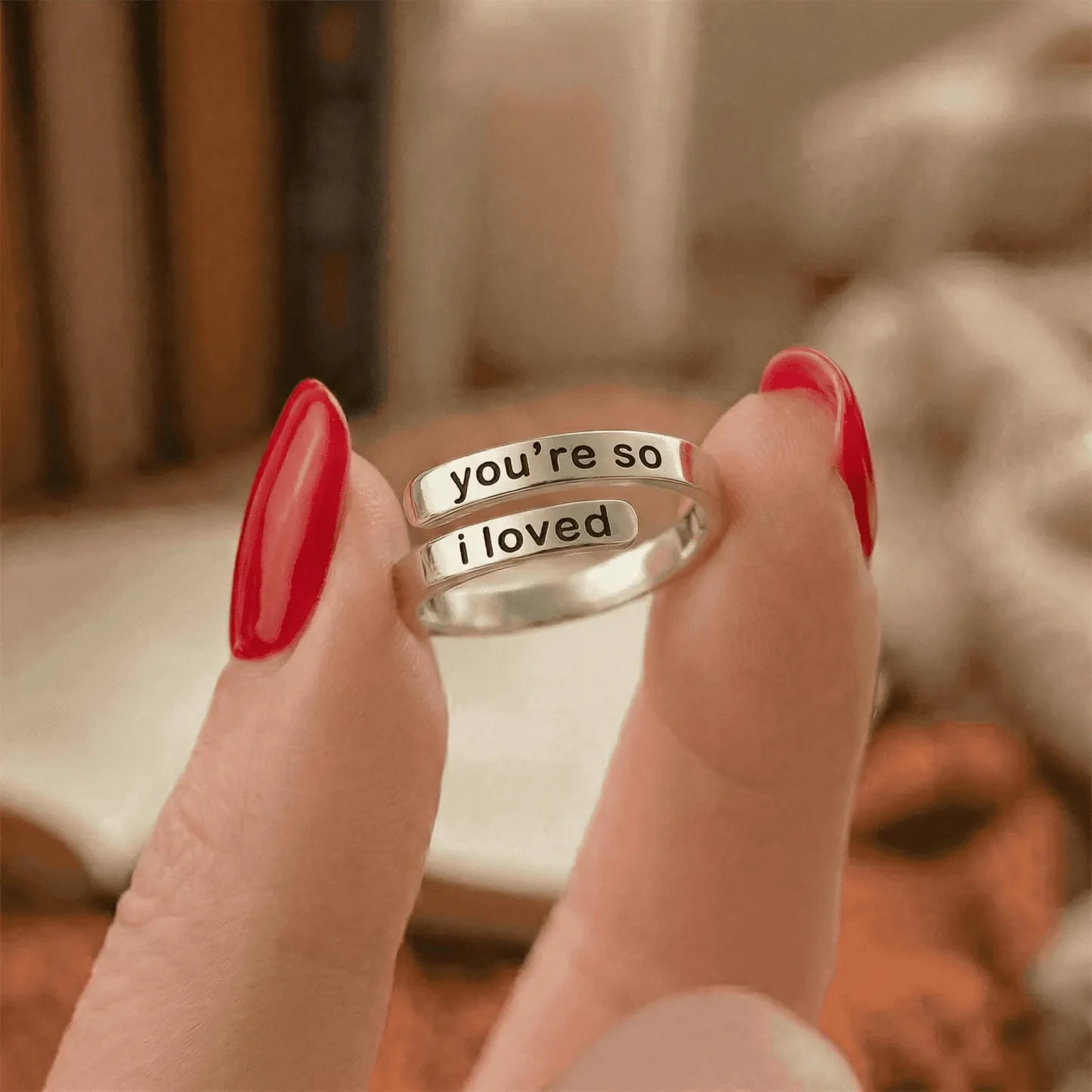 you're so i loved - Minimalist Ring