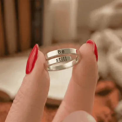 Be still - Minimalist Ring