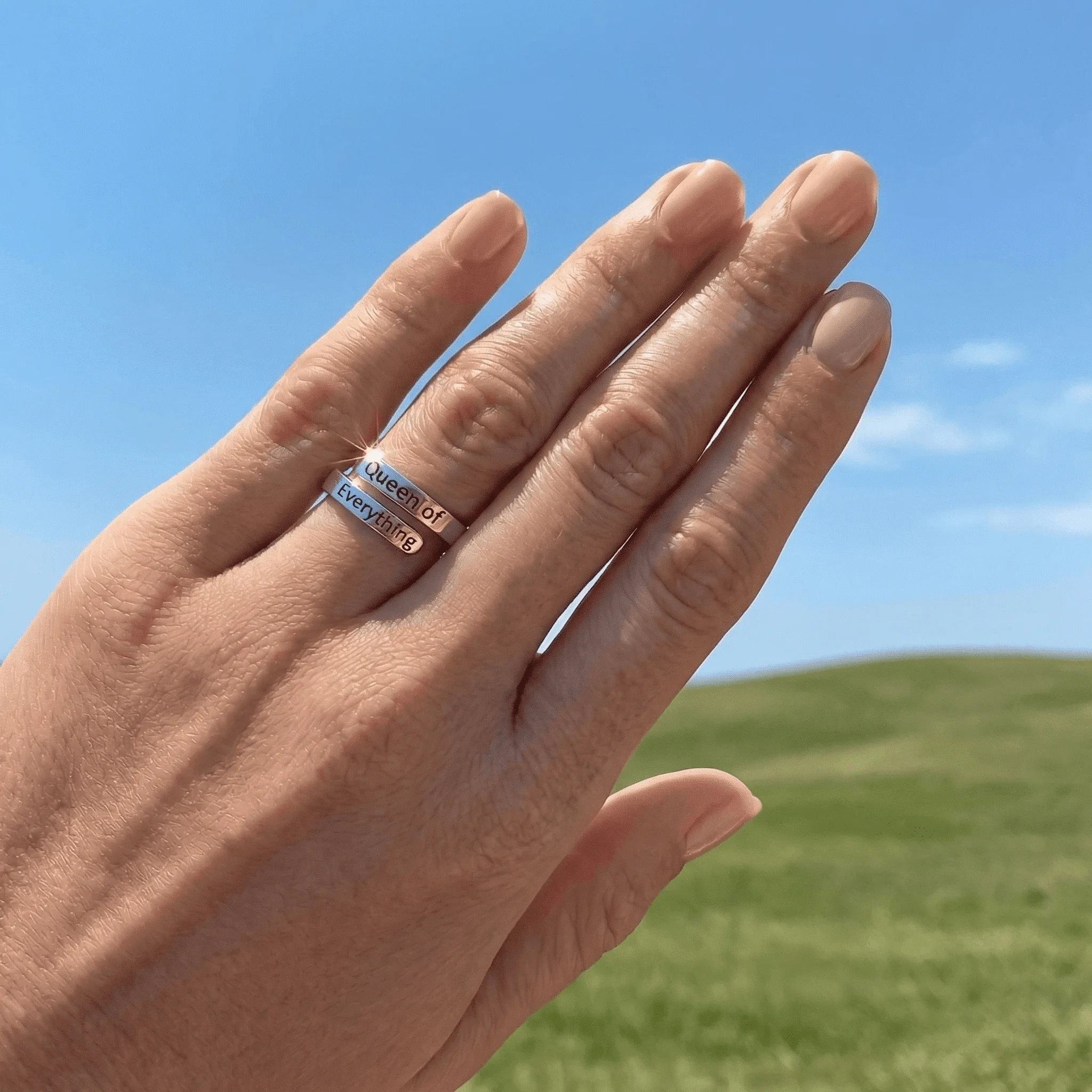 Queen of Everything - Minimalist Ring