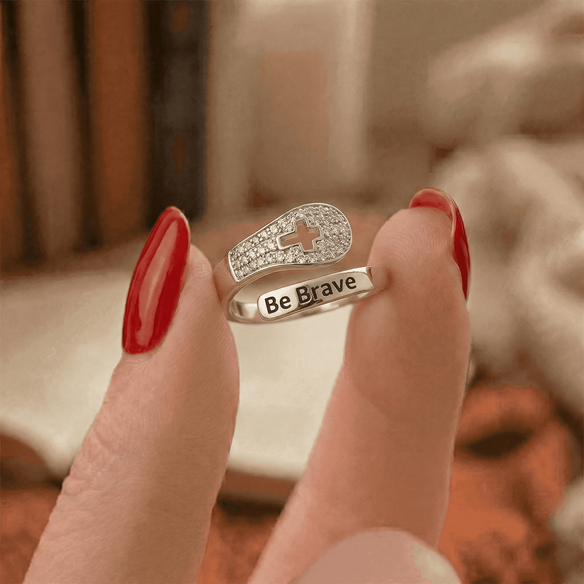 Be Brave - Faith Ring