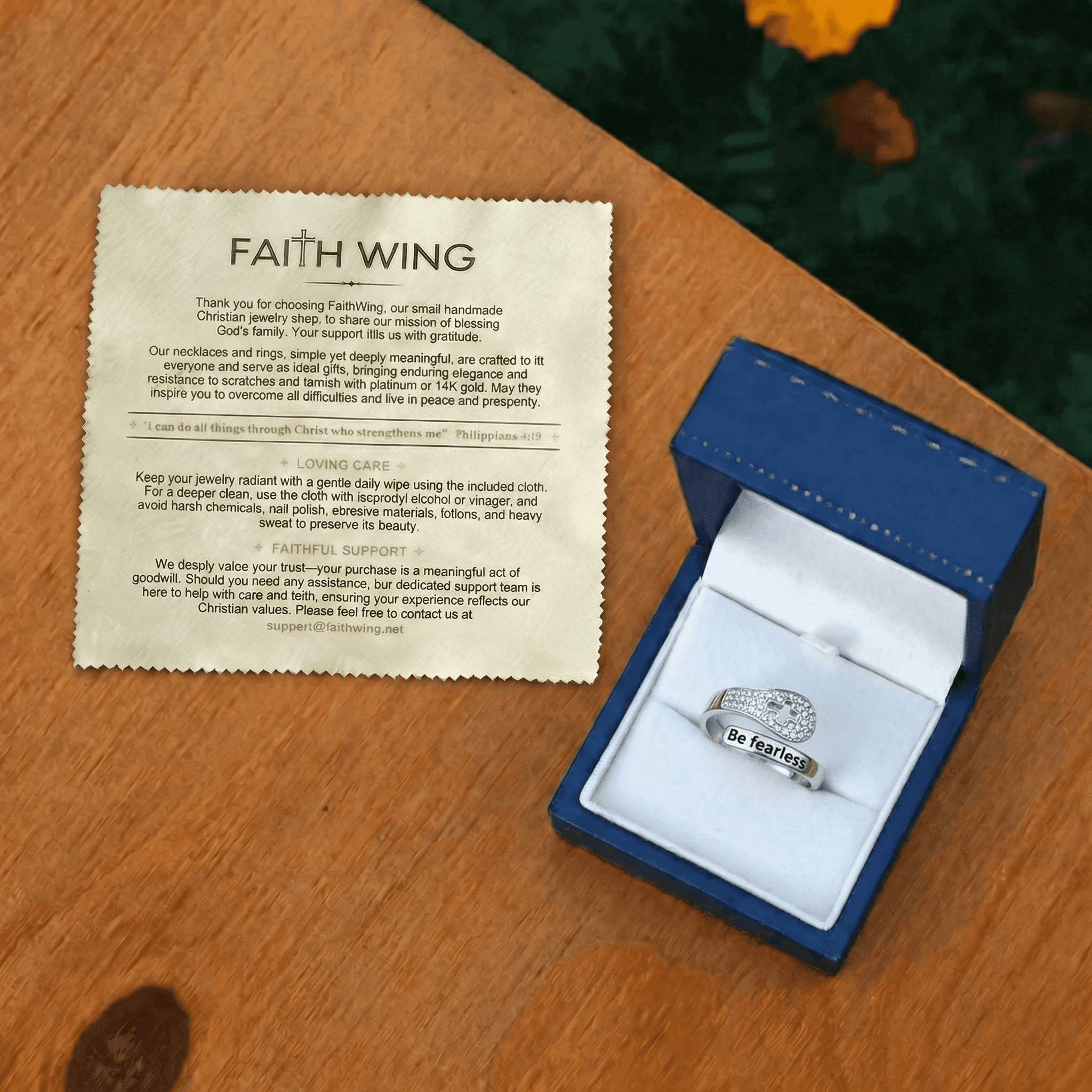 Be fraless - Faith Ring